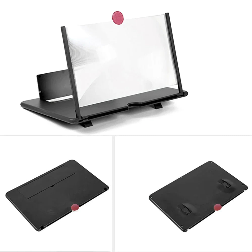 14inch Mobile Phone Screen Magnifier Anti-Radiation HD Magnifying Projector Eye Protection Cell Phone Stand Screen Enlarger