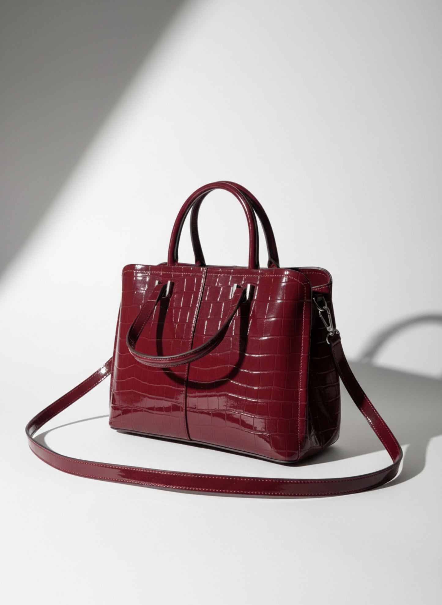 Sac en cuir véritable pour femme, sac bandoulière avec fermeture éclair