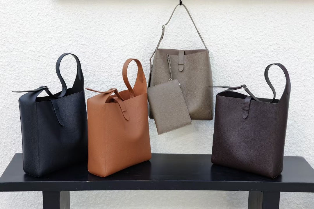 Sacs cabas en cuir pour femmes, grand sac cabas tendance pour le travail, sac à main en cuir.